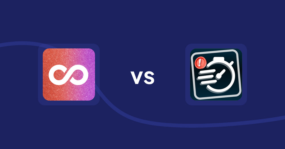 Shopify Product Display Apps: Infinite Scroll Pro vs Urgency! Low Stock Counter