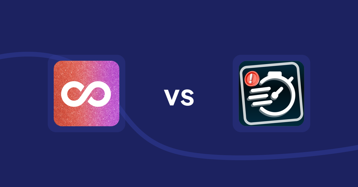 Shopify Product Display Apps: Infinite Scroll Pro vs Urgency! Low Stock Counter