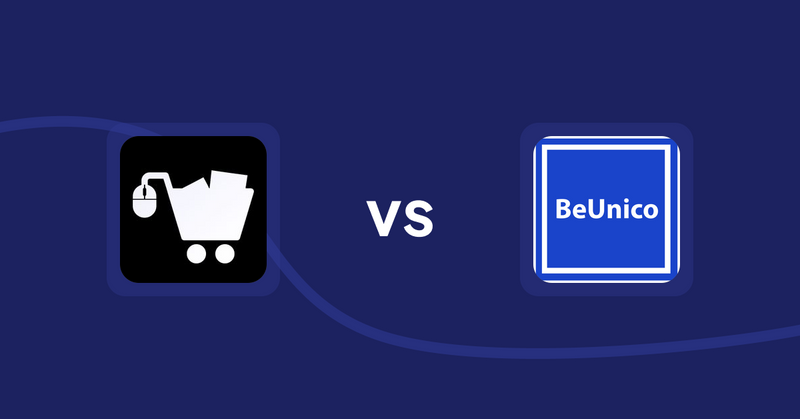 Shopify Product Display Apps: LM Add To Cart Sticky vs BeUnico