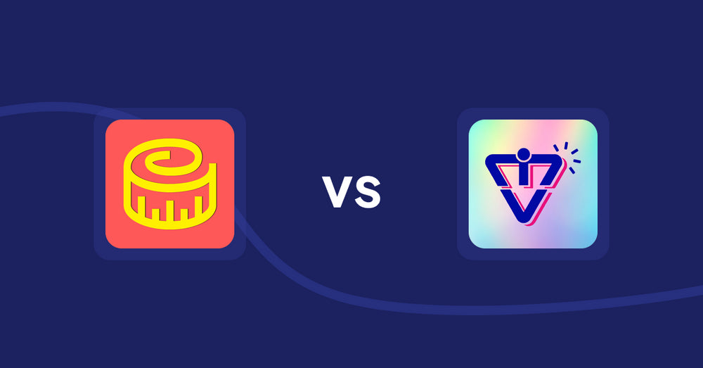 Shopify Product Display Apps: Snake Size Chart & Size Guide vs. VIM: Variant Image Module