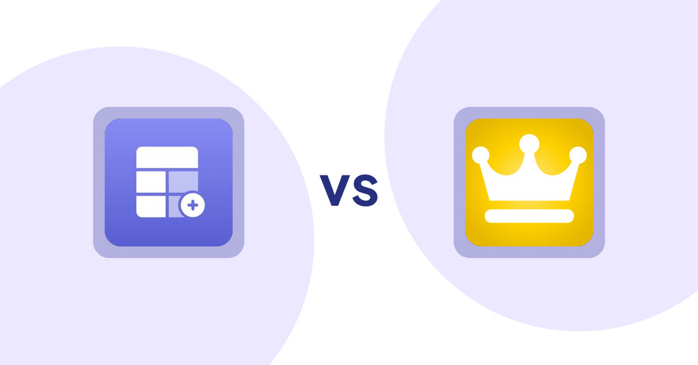 Shopify Product Display Apps: Eazy Specification Tags Table vs. Awesome Ranking