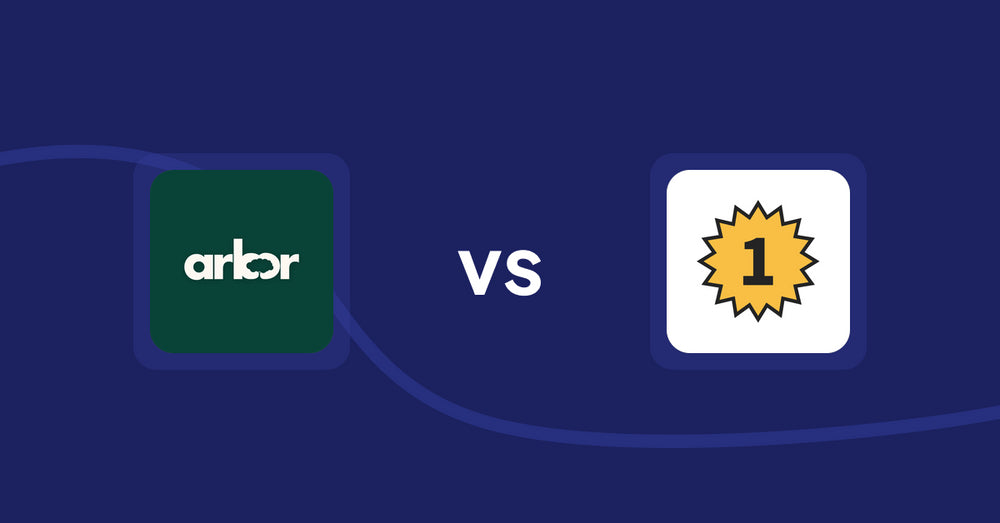 Shopify Product Display Apps: Arbor ― Carbon Transparency vs UR: Smart Ranking