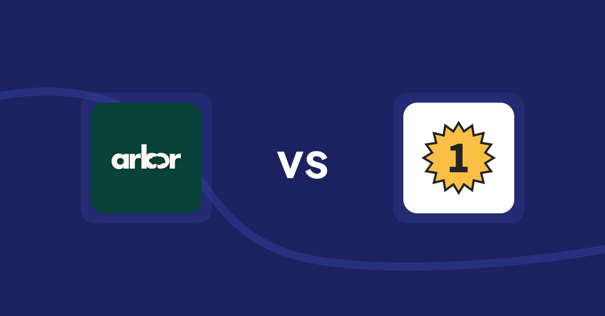 Shopify Product Display Apps: Arbor ― Carbon Transparency vs UR: Smart Ranking