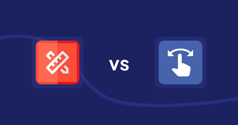 Shopify Product Display Apps: RT: Size Chart, Size Guide vs HypeSwipe: Swipes to Sales