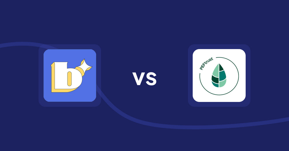 Shopify Product Display Apps: Because: CRO + Personalization vs Peftrust