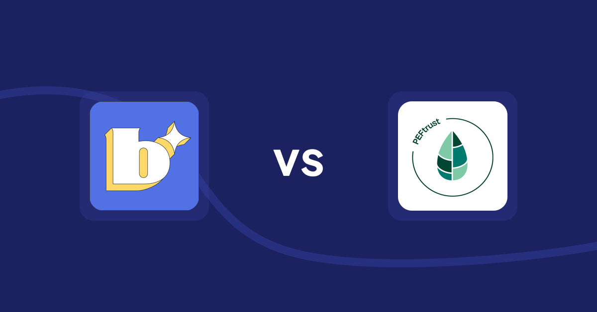 Shopify Product Display Apps: Because: CRO + Personalization vs Peftrust