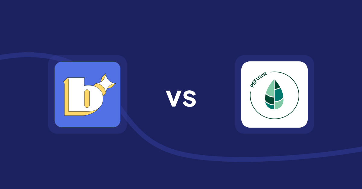 Shopify Product Display Apps: Because: CRO + Personalization vs Peftrust