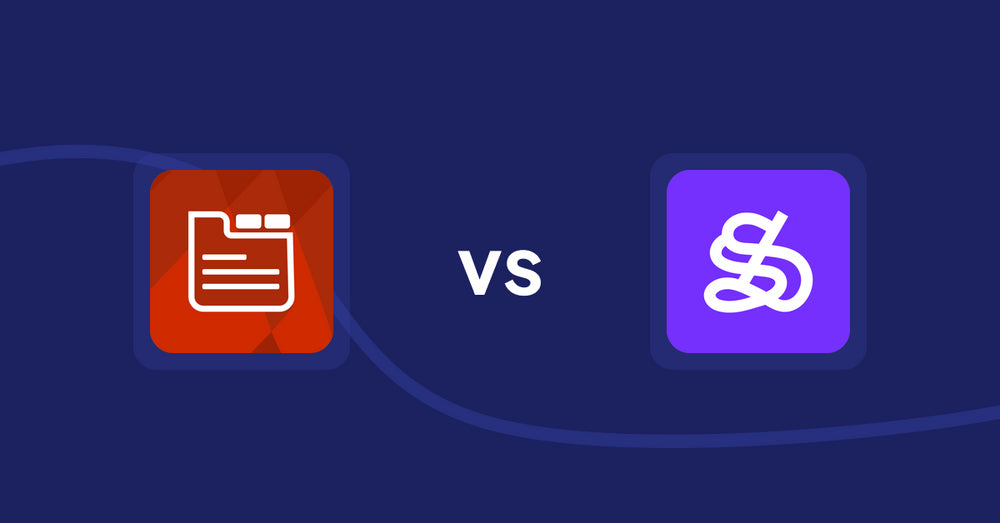 Shopify Product Display Apps: Tabs: SEO Product Tabs with AI vs WeShop AI: Model & Product Photo