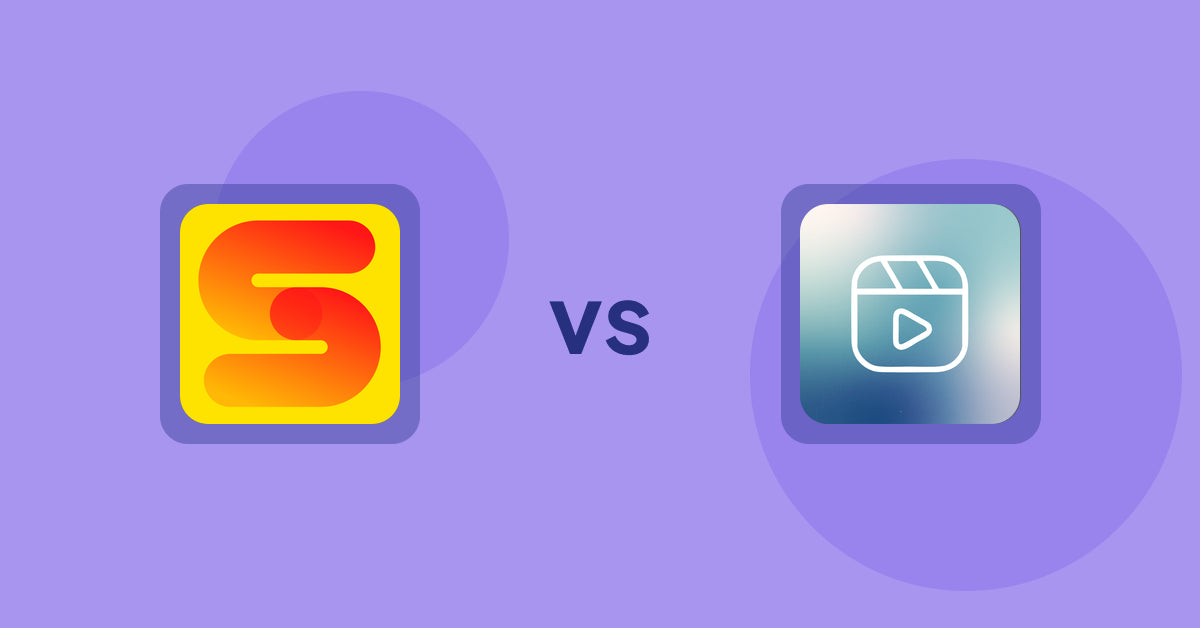 Shopify Product Display Apps: ST: Inventory & Sold Count pro vs Reelify ‑ Shoppable Reel Video