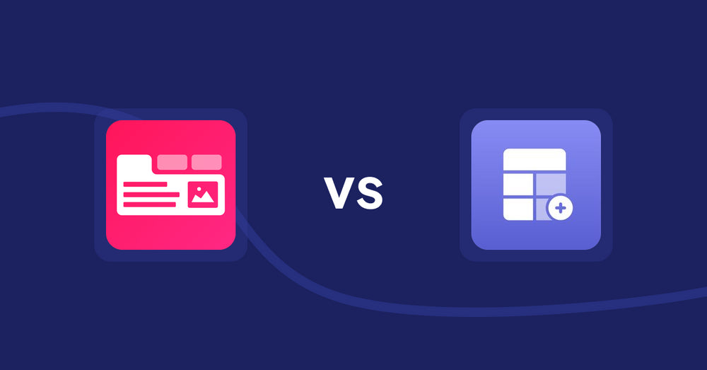 Shopify Product Display Apps: Tabs+ Product Descriptions vs Eazy Specification Tags Table