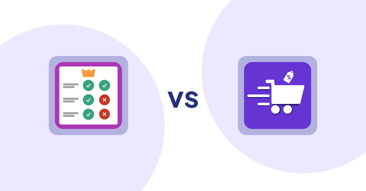 Shopify Product Display Apps: Pretty Comparison Tables vs Cypher Bulk Order Page & Price