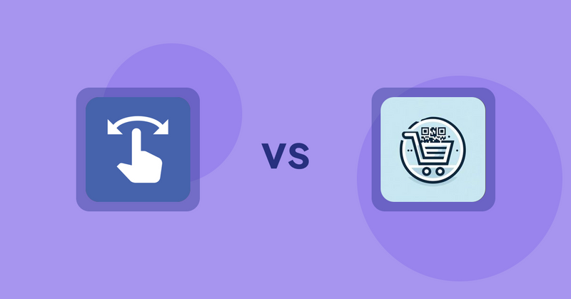 Shopify Product Display Apps: HypeSwipe: Swipes to Sales vs QR Cartify