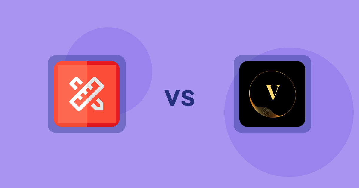 Shopify Product Display Apps: RT: Size Chart, Size Guide vs ProductTube