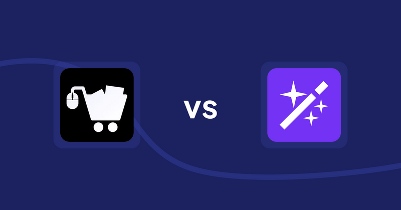 Shopify Product Display Apps: LM Add To Cart Sticky vs Magi ‑ AI Write Description