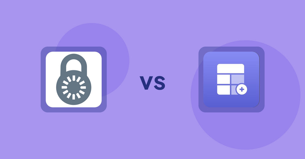 Shopify Product Display Apps: Reveal Lock Manager vs Eazy Specification Tags Table