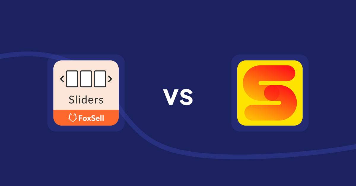 Shopify Product Display Apps: FoxSell Slider & Carousel vs ST: Inventory & Sold Count Pro
