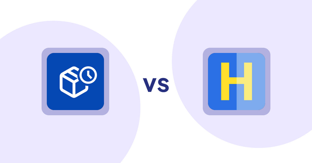 Shopify Product Display Apps: PreOrder Alpha vs HiVar: Hide Sold Out Variants