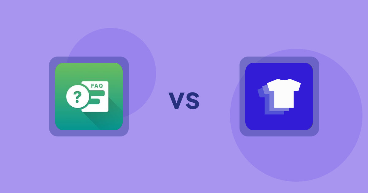 Shopify Product Display Apps: FAQ Expert: Product FAQ vs Xpander
