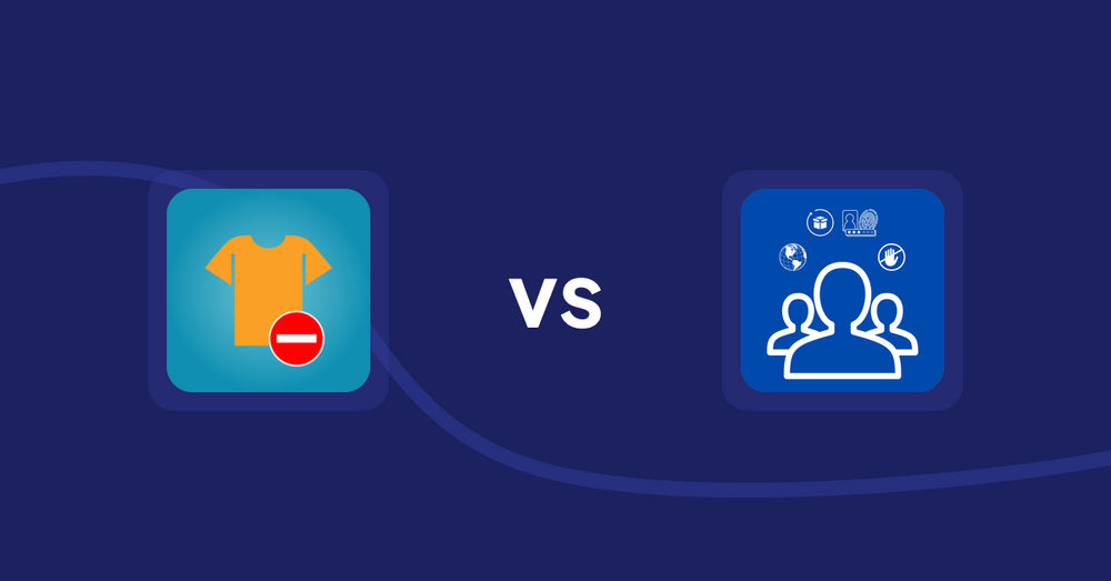 Shopify Product Display Apps: Products Unavailable vs. Customer's Products Manager