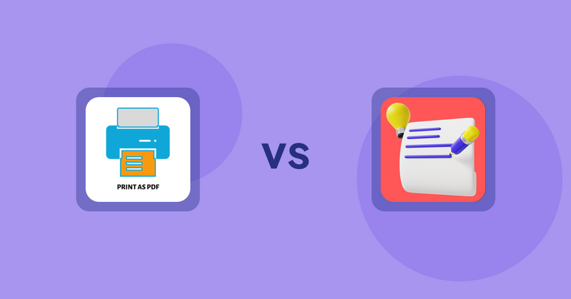 Shopify Product Display Apps: LitPDP ‑ Print as PDF vs. Wordo ‑ ChatGPT AI Description