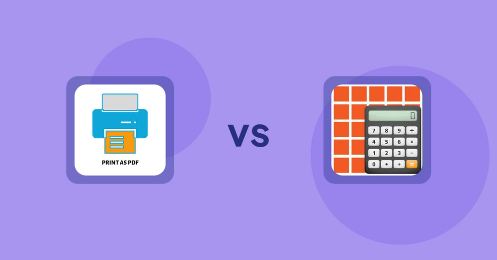 Shopify Product Display Apps: LitPDP ‑ Print as PDF vs DIY Quantity Calculator