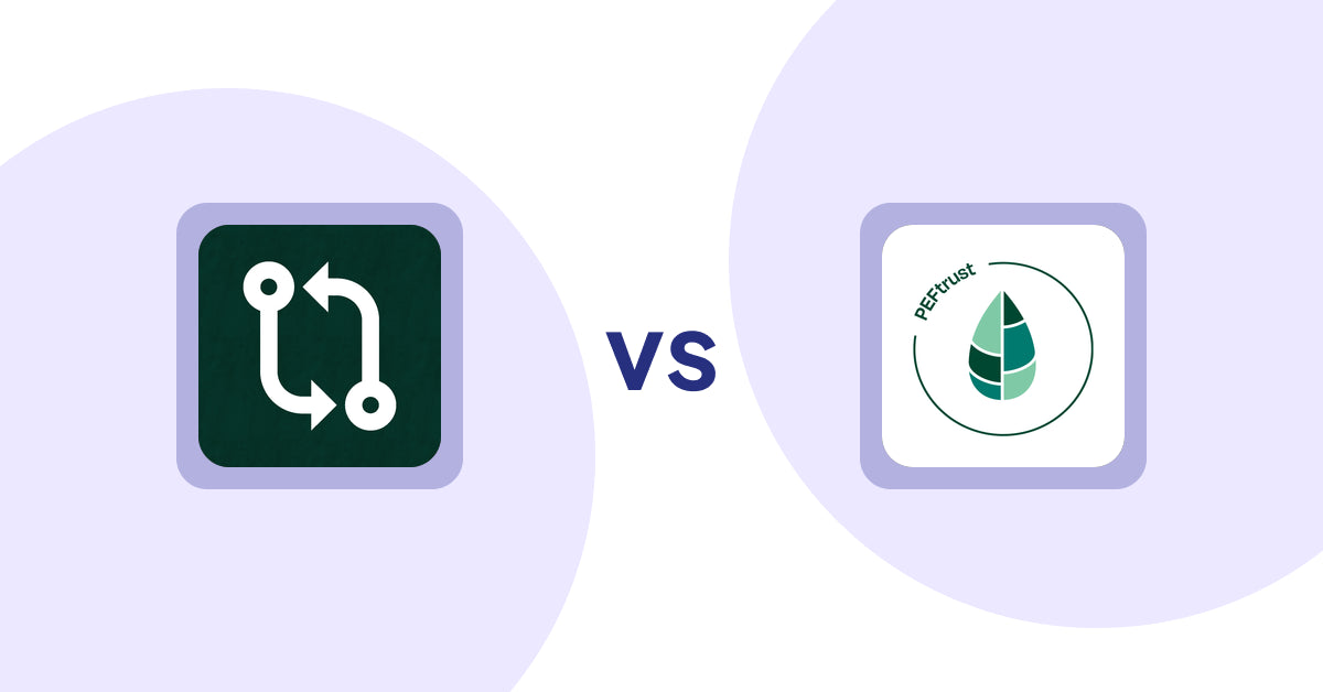 Shopify Product Display Apps: Compareder ‑ Product Compare vs Peftrust