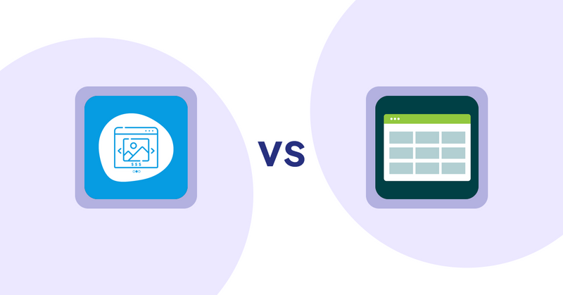 Shopify Product Display Apps: Quick Product Navigator Slide vs Product Table