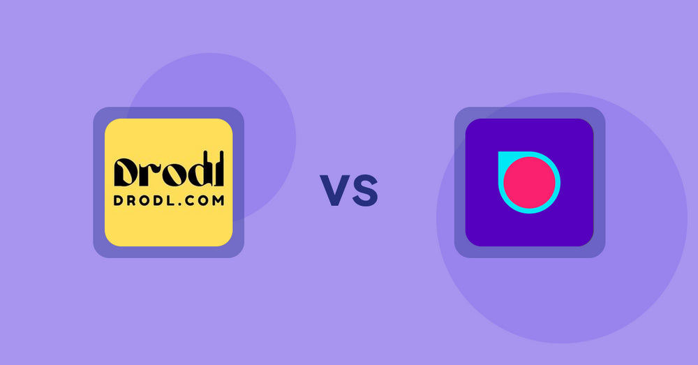 Shopify Product Display Apps: Drodl: Hide SoldOut Products vs Spotlight: Video Loops