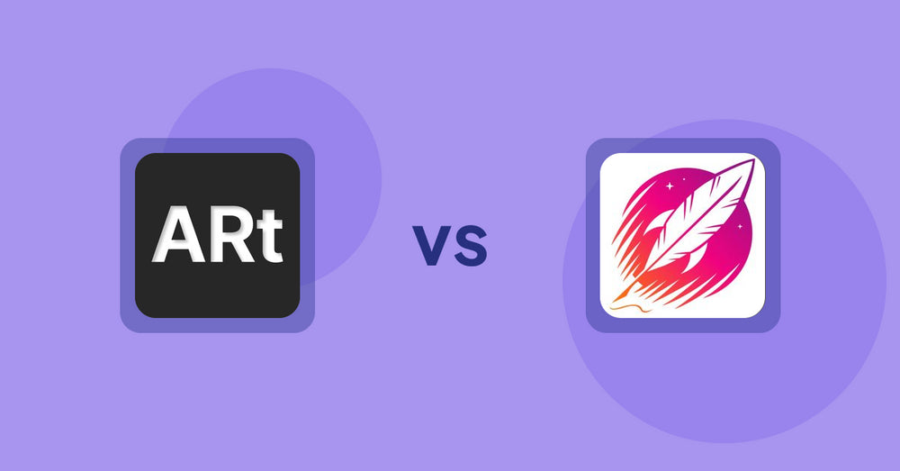 Shopify Product Display Apps: Wall Art Viewer AR vs Wordsmith: Content Generator