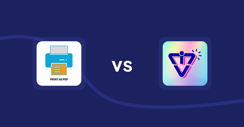 Shopify Product Display Apps: LitPDP ‑ Print as PDF vs VIM: Variant Image Module