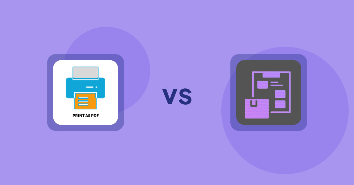 Shopify Product Display Apps: LitPDP ‑ Print as PDF vs TezPDF: Product Catalogs