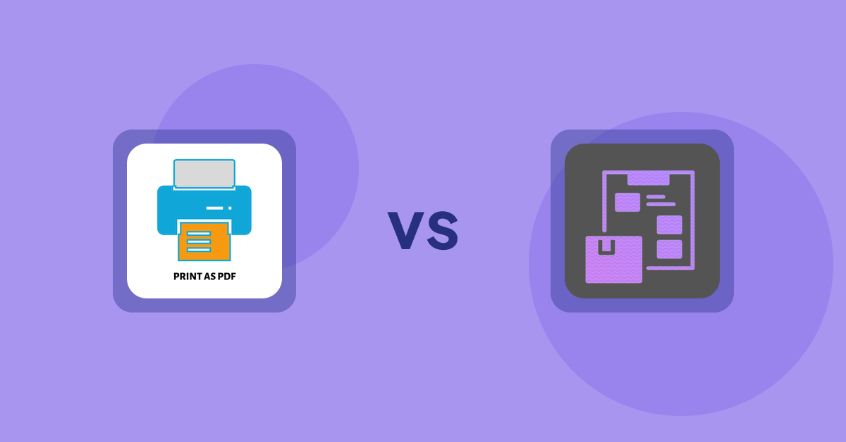 Shopify Product Display Apps: LitPDP ‑ Print as PDF vs TezPDF: Product Catalogs