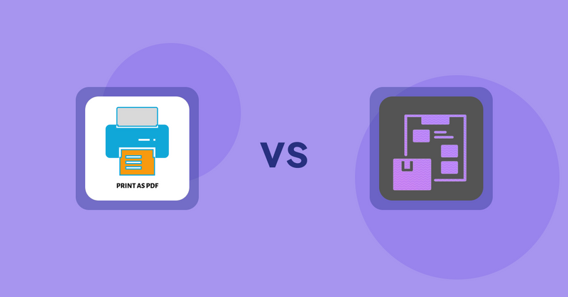 Shopify Product Display Apps: LitPDP ‑ Print as PDF vs TezPDF: Product Catalogs