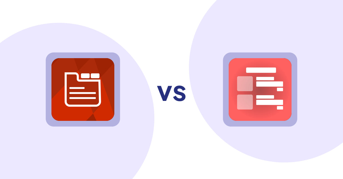 Shopify Product Display Apps: Tabs: SEO Product Tabs with AI vs Menulog