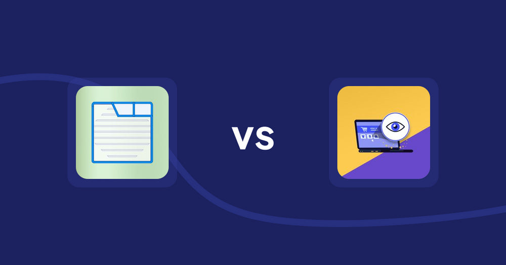 Shopify Product Display Apps: Ecom Product Descriptions vs ReVisit‑Recent Viewed Products