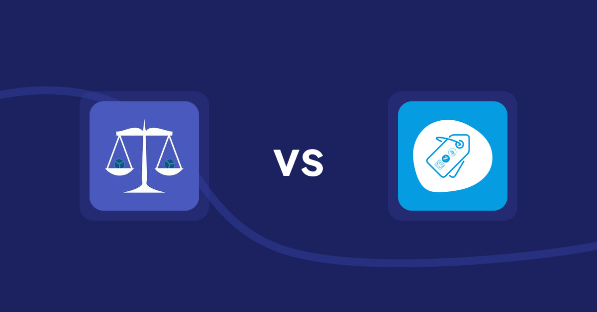 Shopify Product Display Apps: Equate ‑ Product Compare vs Extendons Product Tag Images