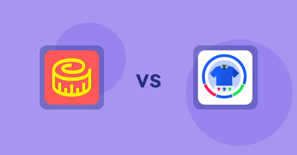 Shopify Product Display Apps: Snake Size Chart & Size Guide vs EVS ‑ Easy Variation Swatches