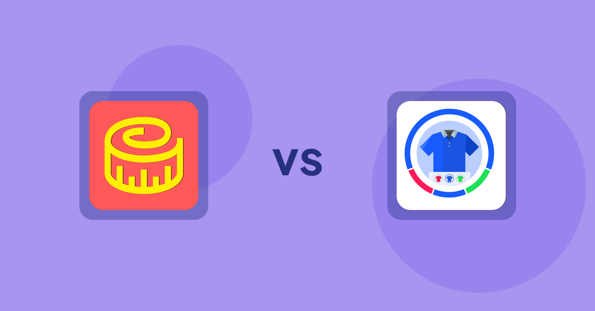 Shopify Product Display Apps: Snake Size Chart & Size Guide vs EVS ‑ Easy Variation Swatches
