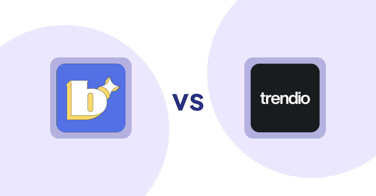 Shopify Product Display Apps: Because: CRO + Personalization vs Trendio