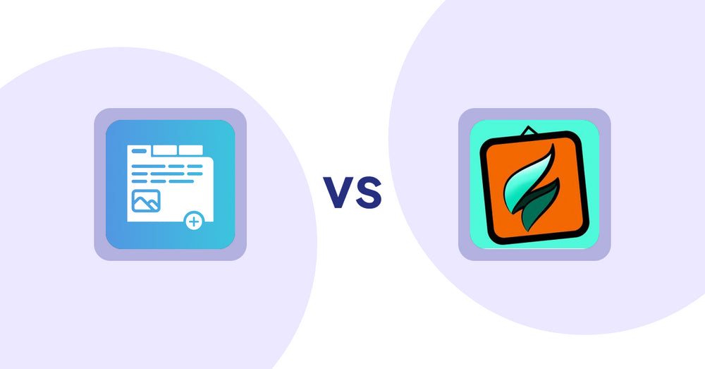 Shopify Product Display Apps: Advanced Product Tabs vs. SMART ‑ Art Product Builder