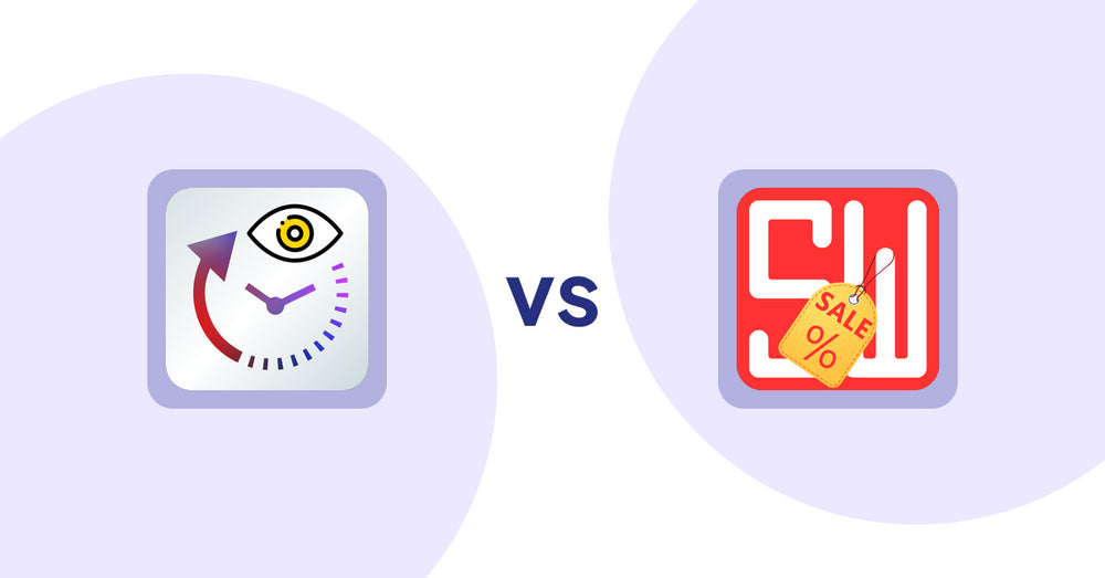 Shopify Product Display Apps: JustViewed ‑ Recently Products vs Super Watermarks ‑ Badges