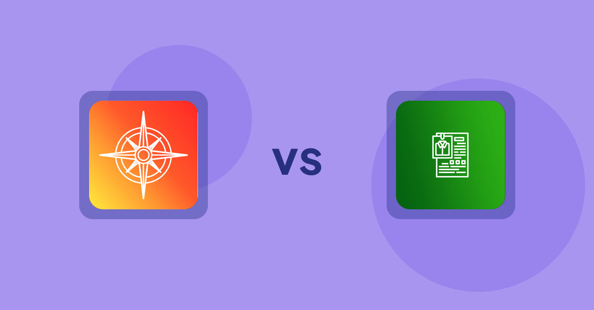 Shopify Product Display Apps: Compass Navigation vs OC Product Size Chart