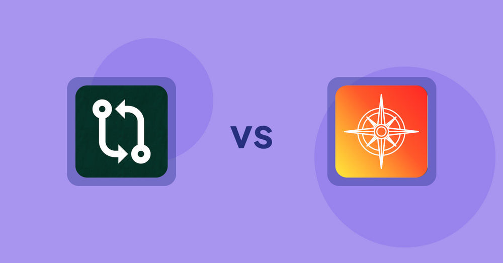 Shopify Product Display Apps: Compareder ‑ Product Compare vs. Compass Navigation