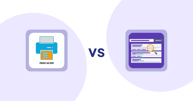 Shopify Product Display Apps: LitPDP ‑ Print as PDF vs Spark AI Products Description