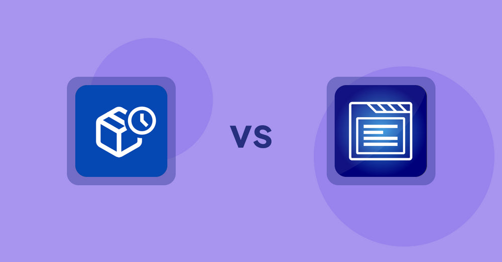 Shopify Product Display Apps: PreOrder Alpha vs My Tabs 2.0