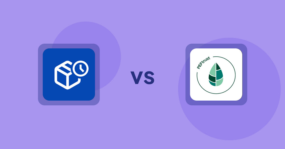 Shopify Product Display Apps: PreOrder Alpha vs Peftrust