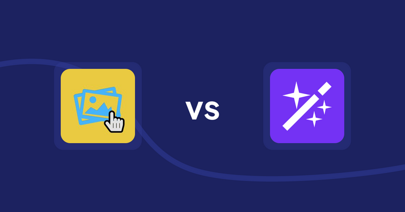Shopify Product Display Apps: Singleton | Second Image Hover vs. Magi ‑ AI Write Description