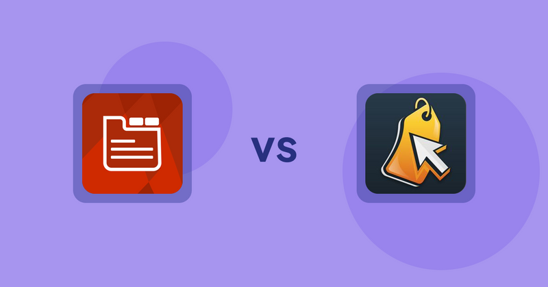 Shopify Product Display Apps: Tabs: SEO Product Tabs with AI vs. Iconic: Product Features