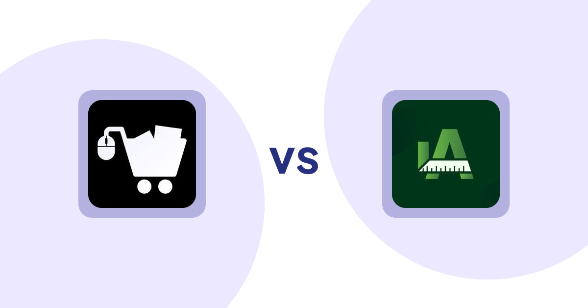 Shopify Product Display Apps: LM Add To Cart Sticky vs. Easy Size Chart by Akeans
