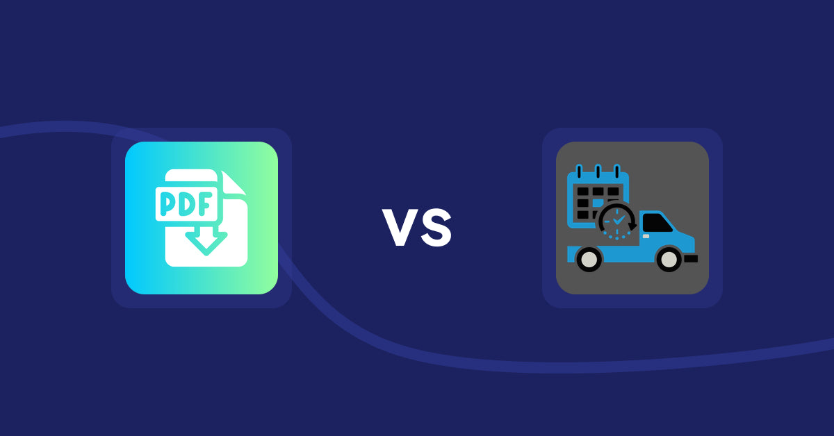 Shopify Product Display Apps: Hukify ‑ PDF Catalog Printer vs H3 Estimated Delivery
